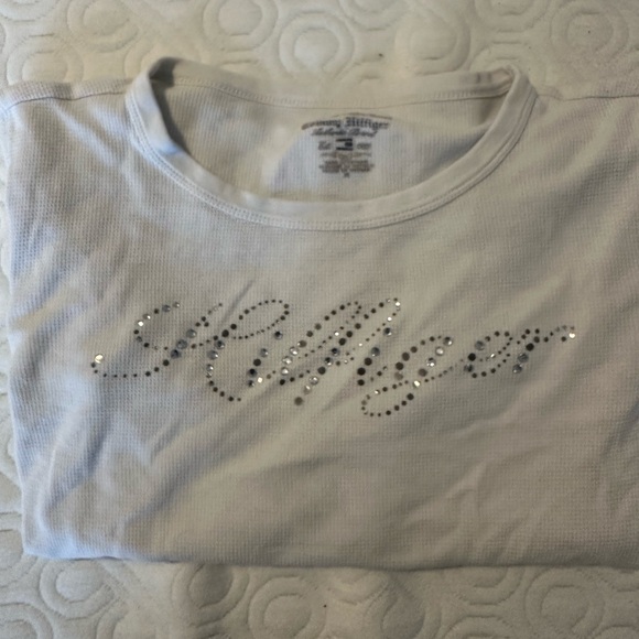 White Tommy Hilfiger long sleeve - Picture 2 of 2